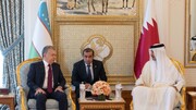 گفت وگوی امیر قطر با رئیس جمهور ازبکستان