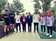 بازدید وزیر ورزش از اردوی تیم اسکیت اینلاین