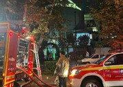 آتش سوزی کتابخانه مسجد الغدیر تهران مهار شد