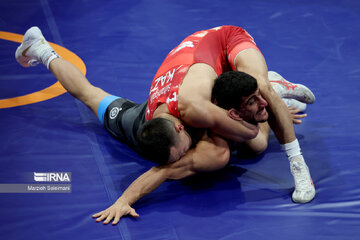 Asian Games: Iran Greco-Roman wrestlers