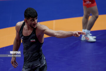 Asian Games: Iran Greco-Roman wrestlers