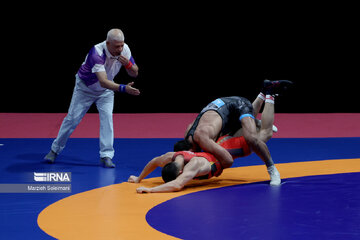 Asian Games: Iran Greco-Roman wrestlers