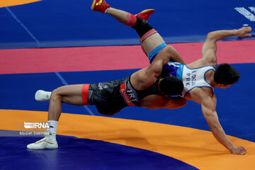 Asian Games: Iran Greco-Roman wrestlers