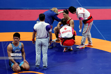 Asian Games: Iran Greco-Roman wrestlers