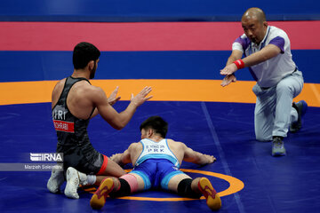 Asian Games: Iran Greco-Roman wrestlers