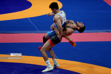 Asian Games: Iran Greco-Roman wrestlers