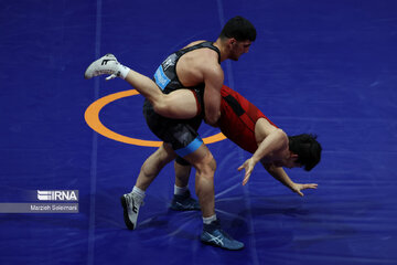 Asian Games: Iran Greco-Roman wrestlers