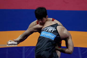 Asian Games: Iran Greco-Roman wrestlers