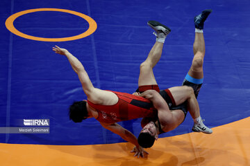 Asian Games: Iran Greco-Roman wrestlers