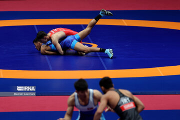 Asian Games: Iran Greco-Roman wrestlers