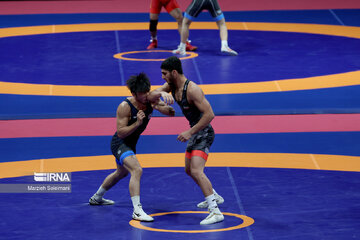 Asian Games: Iran Greco-Roman wrestlers