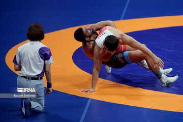 Asian Games: Iran Greco-Roman wrestlers