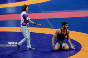 Asian Games: Iran Greco-Roman wrestlers