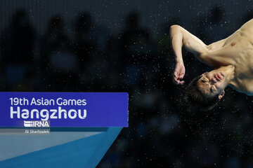 Asian Games: Iranian diver