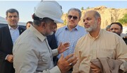 فیلم/ بازدید وزیر کشور از پروژه آب شیرین‌کن ۷۵ هزار مترمکعبی بوشهر