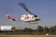 پرواز اورژانس هوایی برای امدادرسانی به حادثه دیده در مسیر ورزقان به اهر