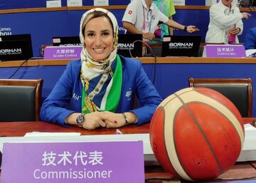 بانوی ایرانی ناظر فینال بسکتبال بازی‌های آسیایی شد