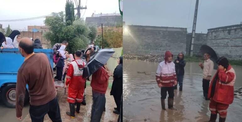 ۲۲ تیم امدادرسانی هلال احمر اردبیل به سیل‌زدگان استان کمک می‌کنند