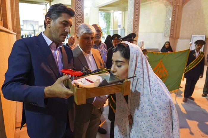 بدرقه ورزشکاران نابینا و کم بینای فارس در راه بازیهای پاراآسیایی هانگژو