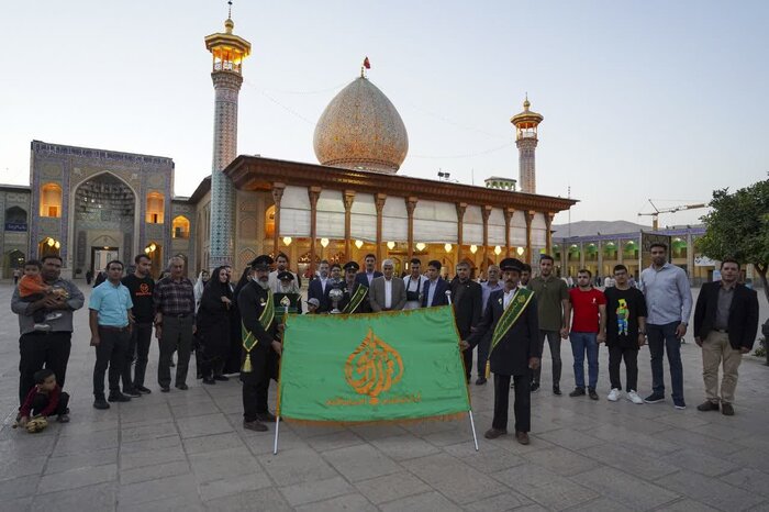 بدرقه ورزشکاران نابینا و کم بینای فارس در راه بازیهای پاراآسیایی هانگژو