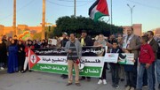 Moroccans protest against ties normalization with Zionist regime