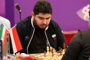 پیروزی مقصودلو برابر نایب قهرمان شطرنج جهان در مسترز پراگ