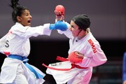 Iran female karateka wins bronze at 19th Asian Games