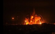 Al-Watan-Turm im Zentrum von Gaza bombardiert