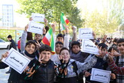 جشن پیروزی مردم فلسطین در مدارس استان اردبیل برگزار شد