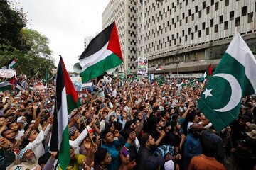 احزاب پاکستان: دفاع آمریکا و اروپا از اسرائیل حمایت از ظالم است