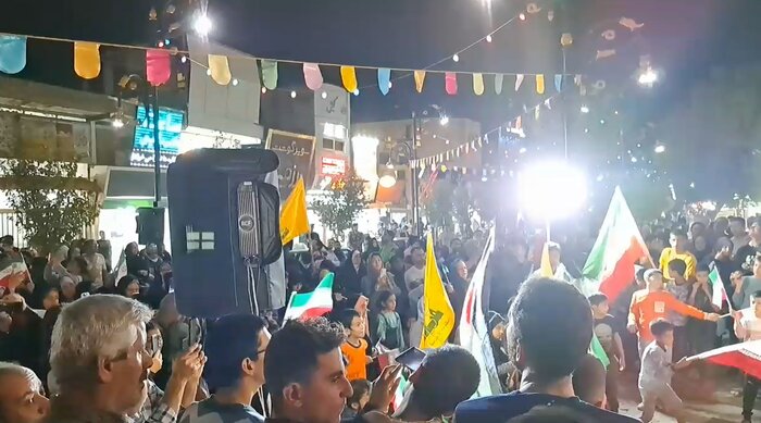 مردم ساوه پیروزی فلسطینی ها مقابل رژیم صهیونیستی را جشن گرفتند