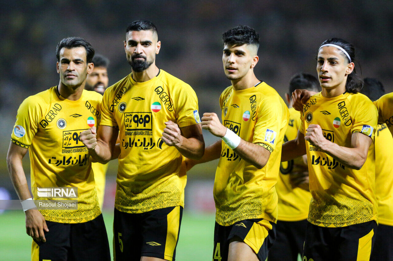 IRNA English - Sepahan defeats Sanat Naft Abadan 4-1 in Iran Pro-League