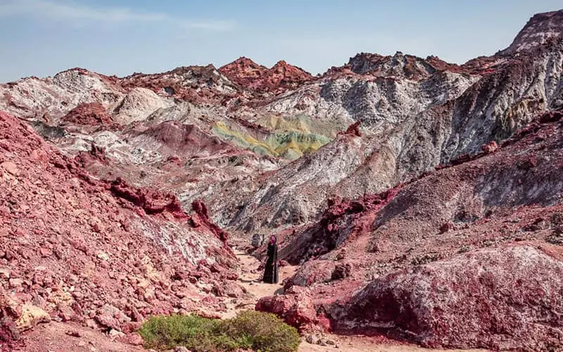 دره رنگین کمان جزیره هرمز؛ شگفتی زمینشناسی
