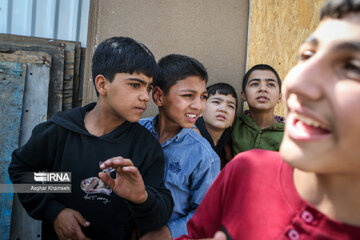 Working children recreation in Iran's Children's Day