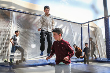 Working children recreation in Iran's Children's Day