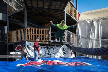 Working children recreation in Iran's Children's Day