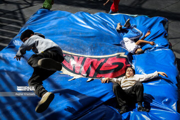 Working children recreation in Iran's Children's Day