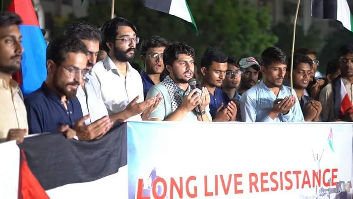 آغاز هفته همبستگی با فلسطین و حمایت از رزمندگان قدس در پاکستان+عکس