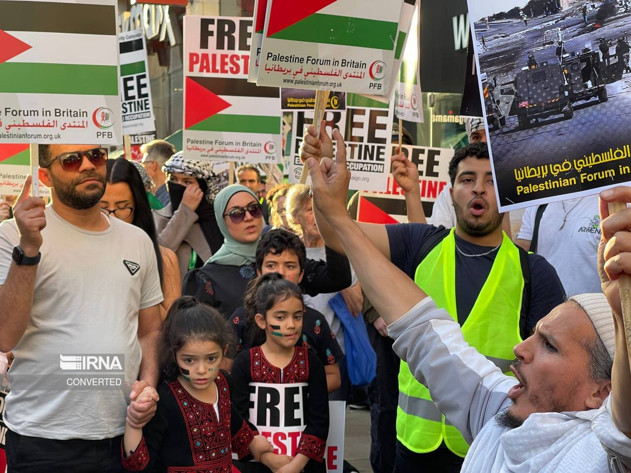 تظاهرات مردم در کشورهای مختلف در حمایت از مردم غزه