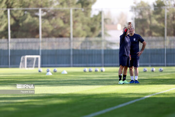 Training session of Team Melli before Jordan Tournament