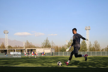 Training session of Team Melli before Jordan Tournament