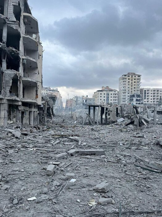 حجم ویرانی‌ها در غزه + عکس+ فیلم