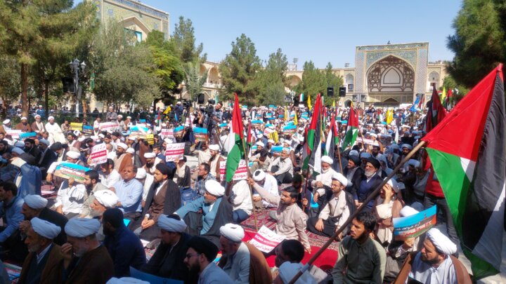 آیتالله خاتمی: حوزه علمیه تا تشکیل دولت مردمی در کنار فلسطین ایستاده است