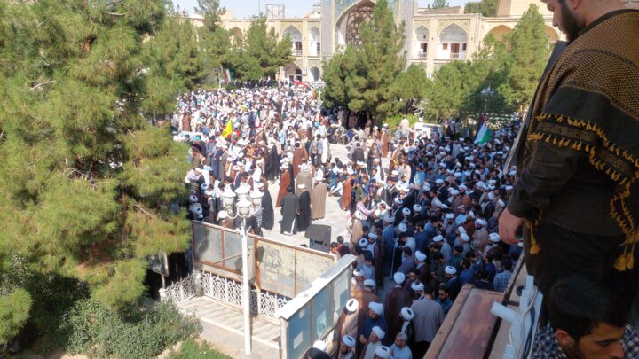 آیتالله خاتمی: حوزه علمیه تا تشکیل دولت مردمی در کنار فلسطین ایستاده است