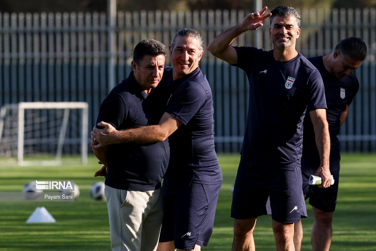 Training session of Team Melli before Jordan Tournament