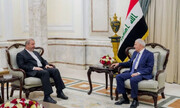 السفير الايراني في بغداد يستعرض مع الرئيس العراقي الاتفاق الامني الموقع بين البلدين