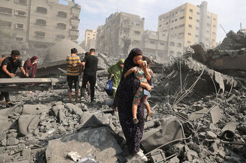 Gaza : 950 martyrs dont 260 enfants à cause des bombardements israéliens