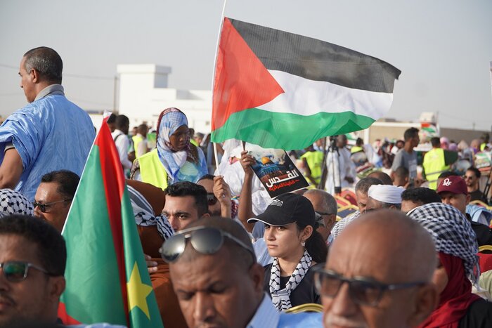 مهرجان جماهيري "بنواكشوط" دعما للمقاومة الفلسطينية