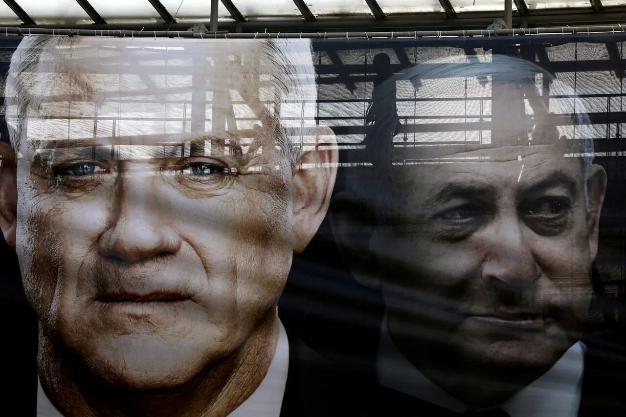 پیشتازی گانتس بر نتانیاهو در تازه‌ترین نظرسنجی‌ها