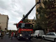 آتش سوزی مرگبار یک ساختمان مسکونی در تهران